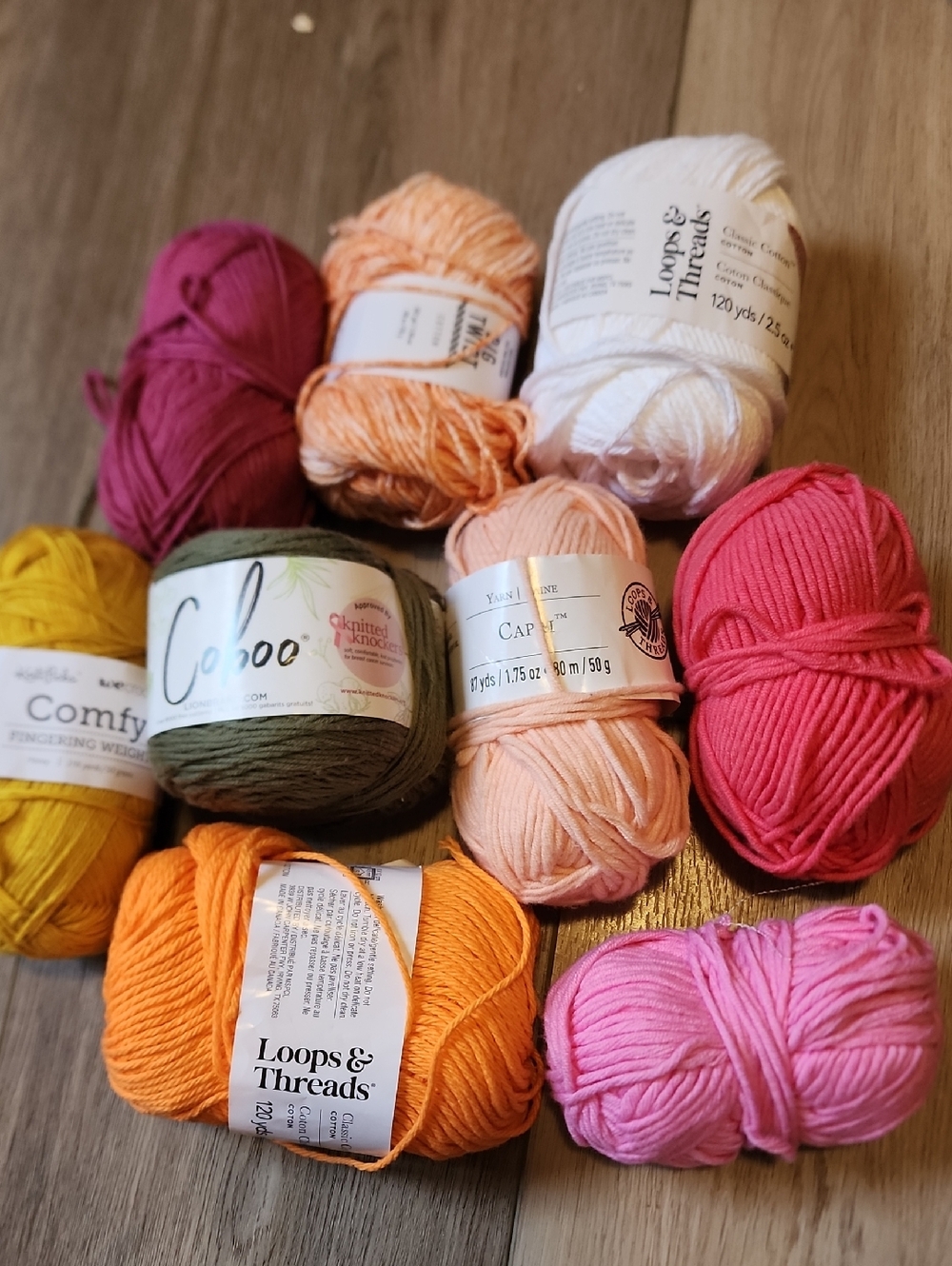 Assorted Cotton Blend Yarn